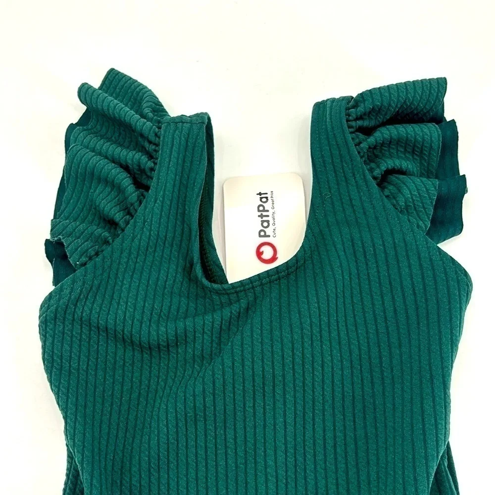 NWT pat pat hunter green bathing suit size 2